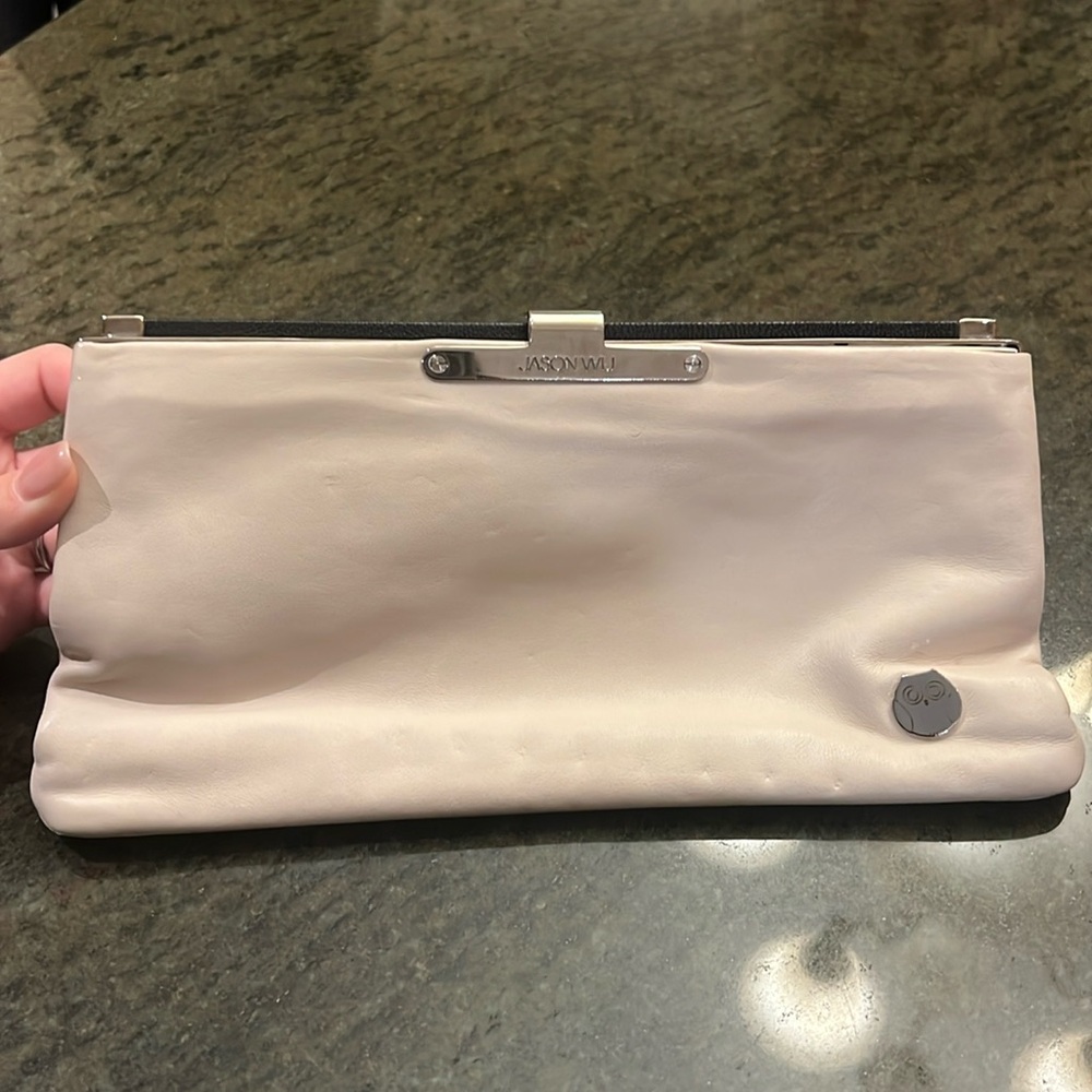 Jason Wu Leather Clutch Ivory